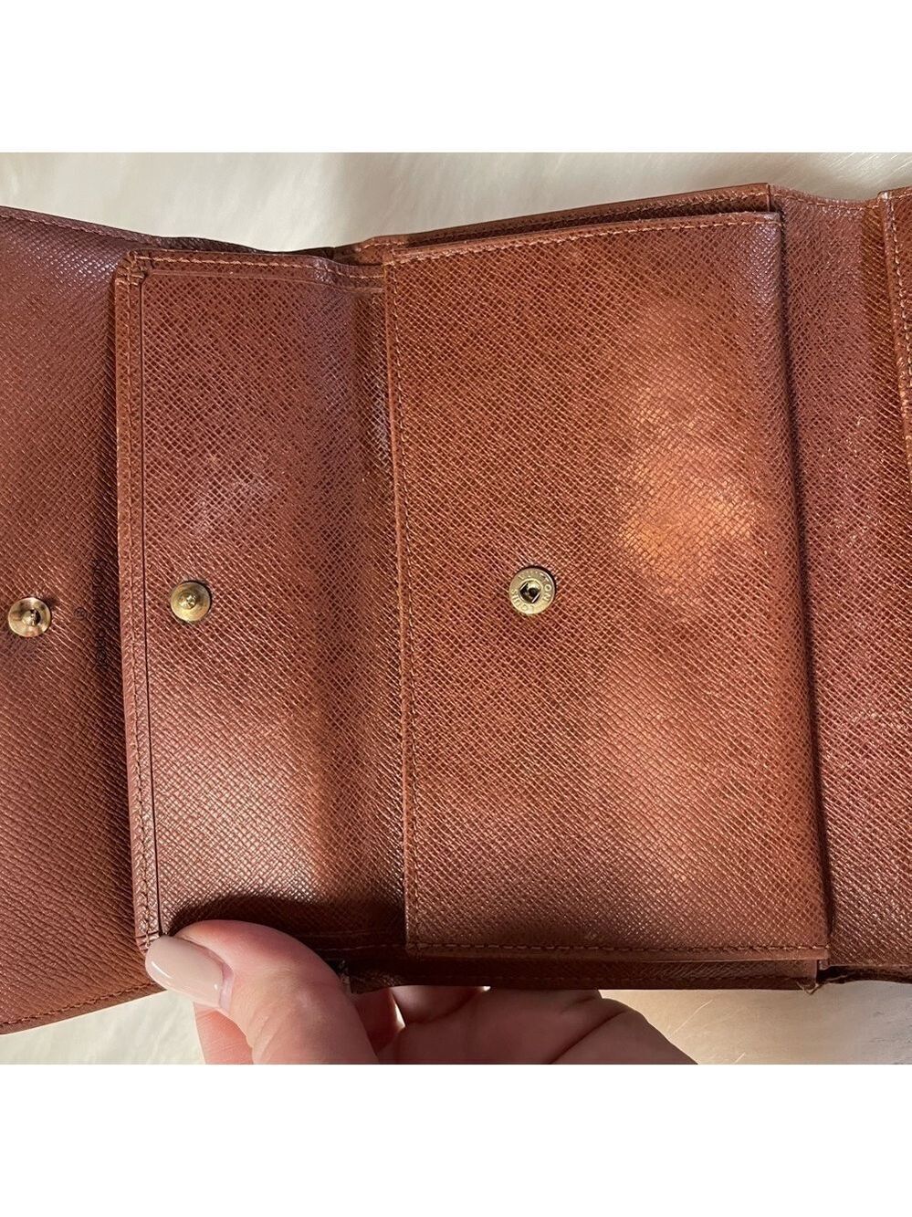 LOUIS VUITTON MONOGRAM PORTE TRESOR ETUI PAPIERS WALLET M61202 - Picture 7 of 15
